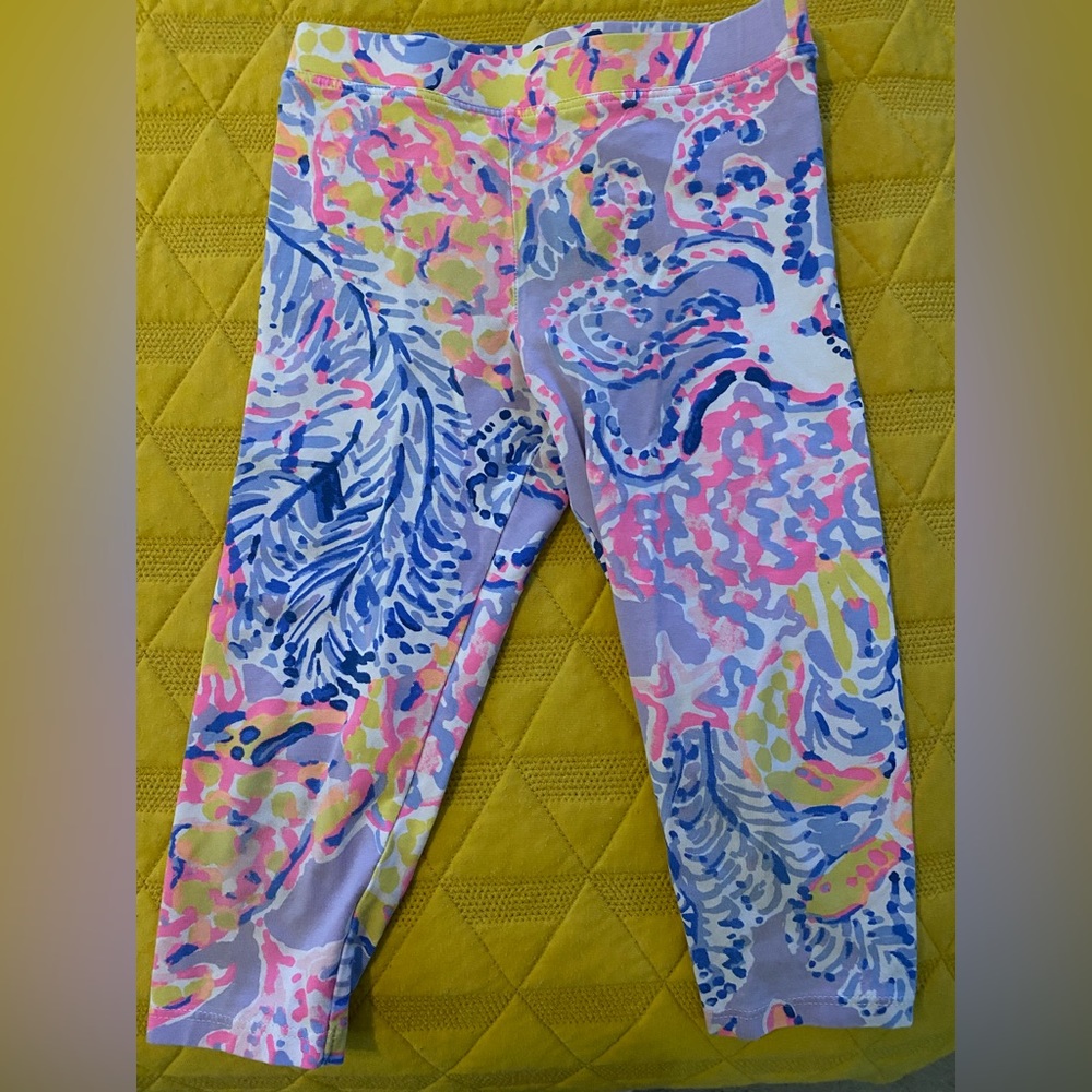 Girls Lilly Pulitzer leggings (Size M 6-7)